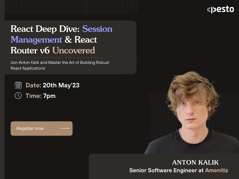 Anton Kalik - React Deep Dive: Session Management & React Router v6 Uncovered