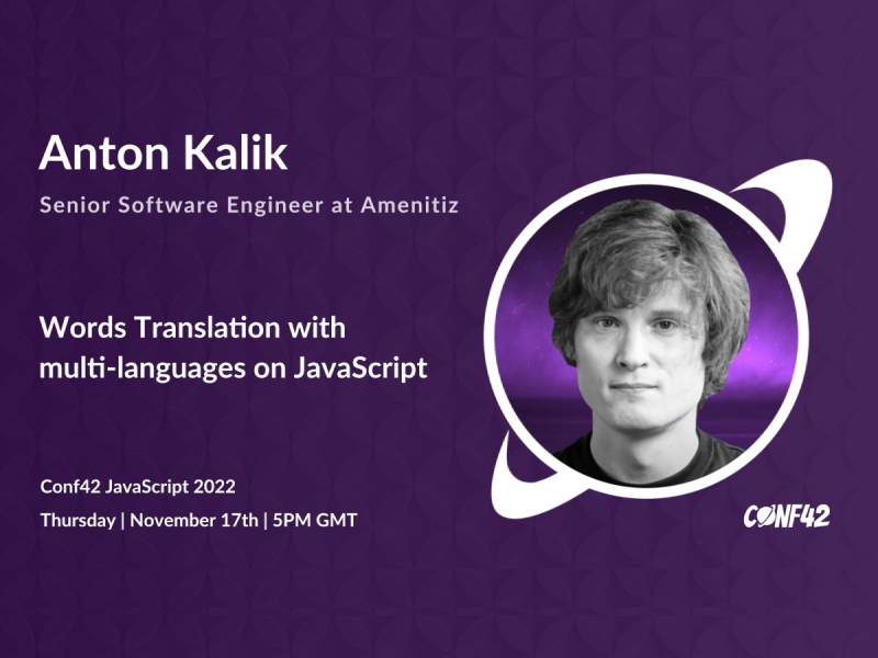 Anton Kalik - Translator Words App on Javascript